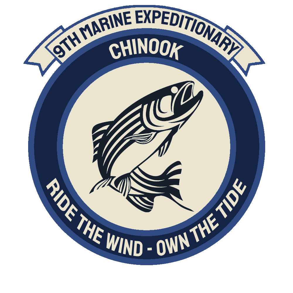 9th Marine Expeditionary Unit Chinook Sticker