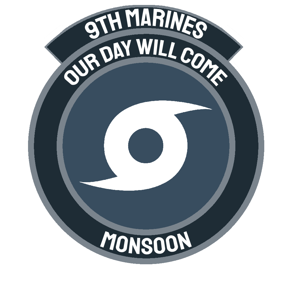 9th Marine Expeditionary Unit Monsoon Sticker