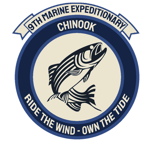 9th Marine Expeditionary Unit Chinook Sticker