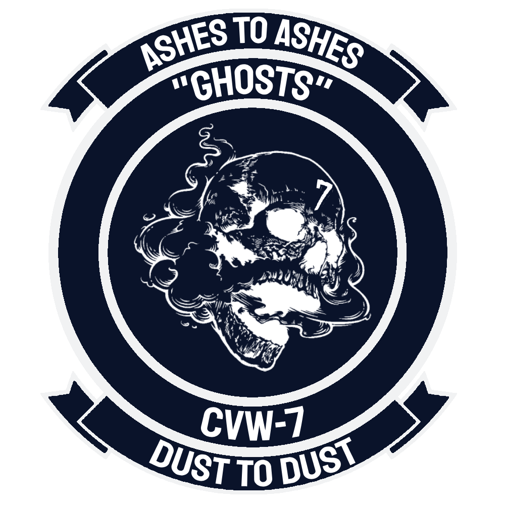 7th Naval Ghost Sticker